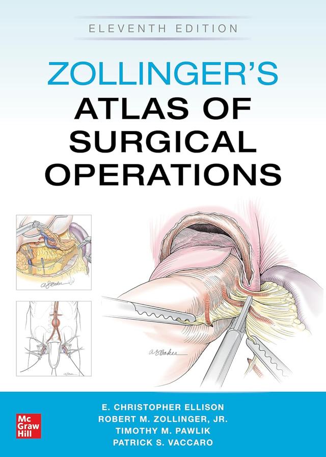 کتاب Zollinger Atlas of Surgical Operations