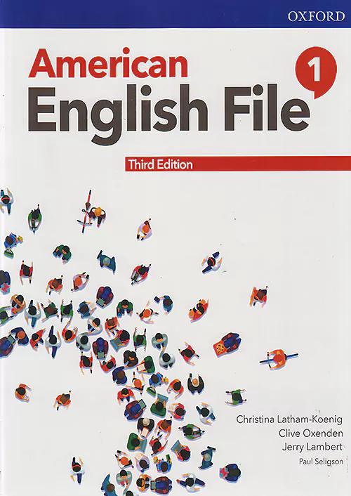 امریکن اینگلیش فایل American English File 1 3rd SB + WB + CD