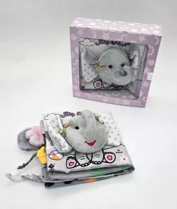 کتاب پارچه ای حیوانات جنگل (2زبانه،باجعبه)