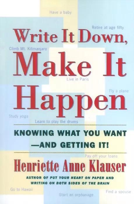 کتاب Write It Down Make It Happen