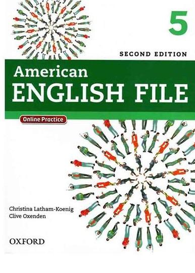 کتاب American english file 5 2nd student & work