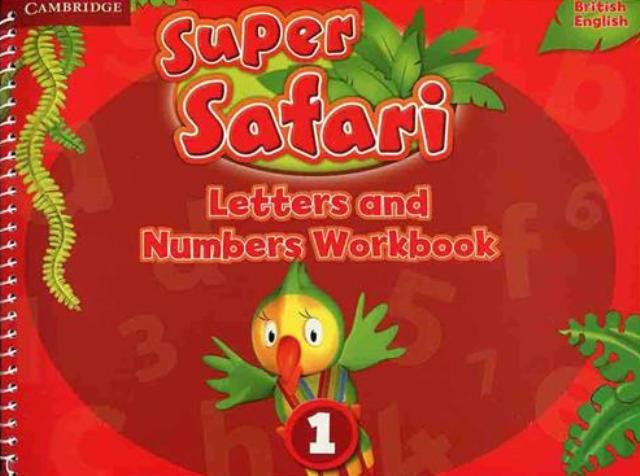 کتاب Super Safari 1 letters and numbers workbook