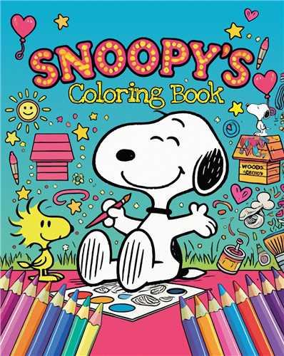 رنگ آمیزی Snoopy s (رحلی)