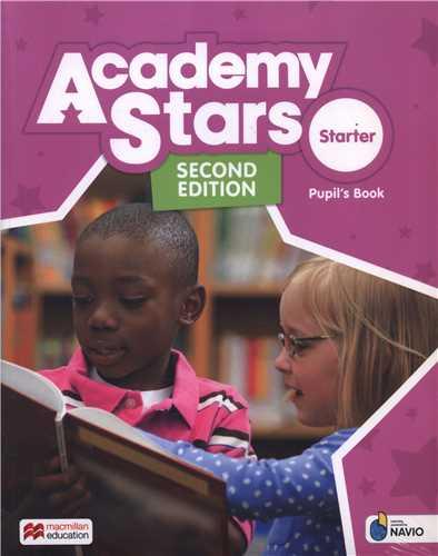 Academy Stars Starter Pupils Book (کتاب دانش آموز و کتاب کار و سی دی) (جنگل)