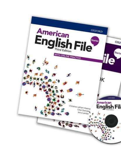 American English File (Starter) (ویراست دوم)( کتاب آموزش و کتاب کار و سی دی )(جنگل)