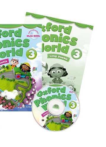 Oxford Phonics World 3 (کتاب دانش آموز و کتاب کار و سی دی ) (جنگل)