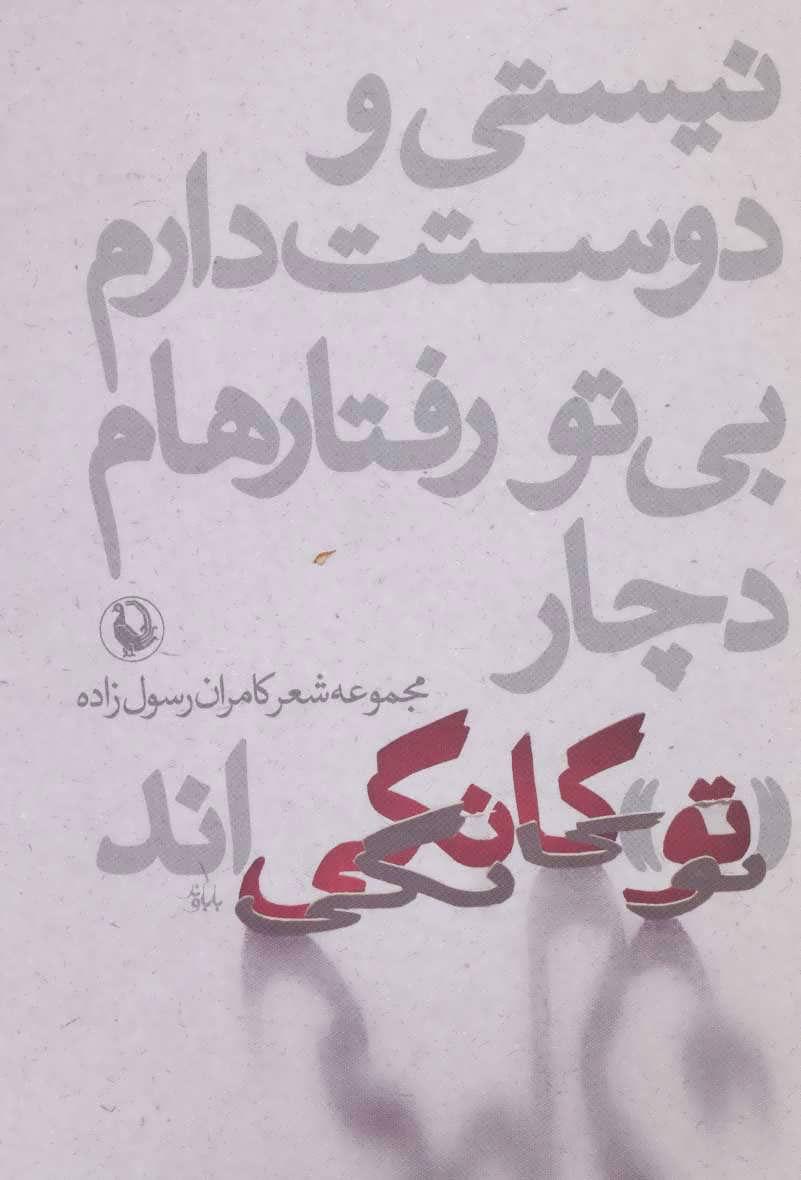 کتاب نیستی و دوستت دارم،بی تو رفتارهام دچار «تو»گانگی اند