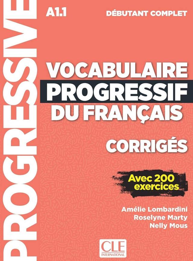 کتاب Vocabulaire Progressif Du Francais A1-1 Debutant Complet